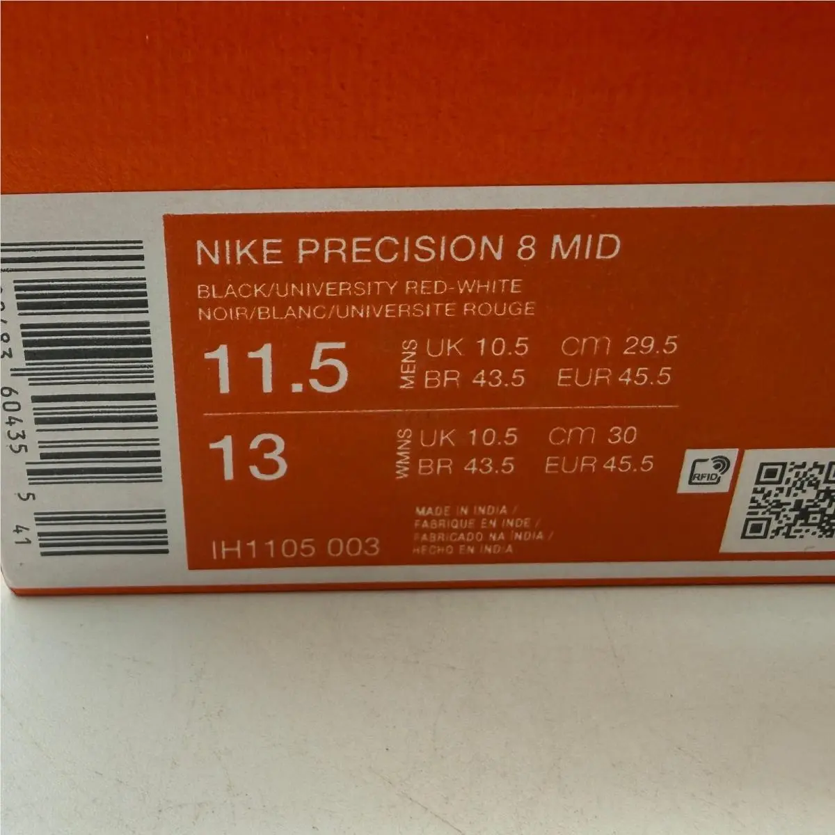 Nike shoes - Nike Precision 8 Mid - Precision Mid - Black 0