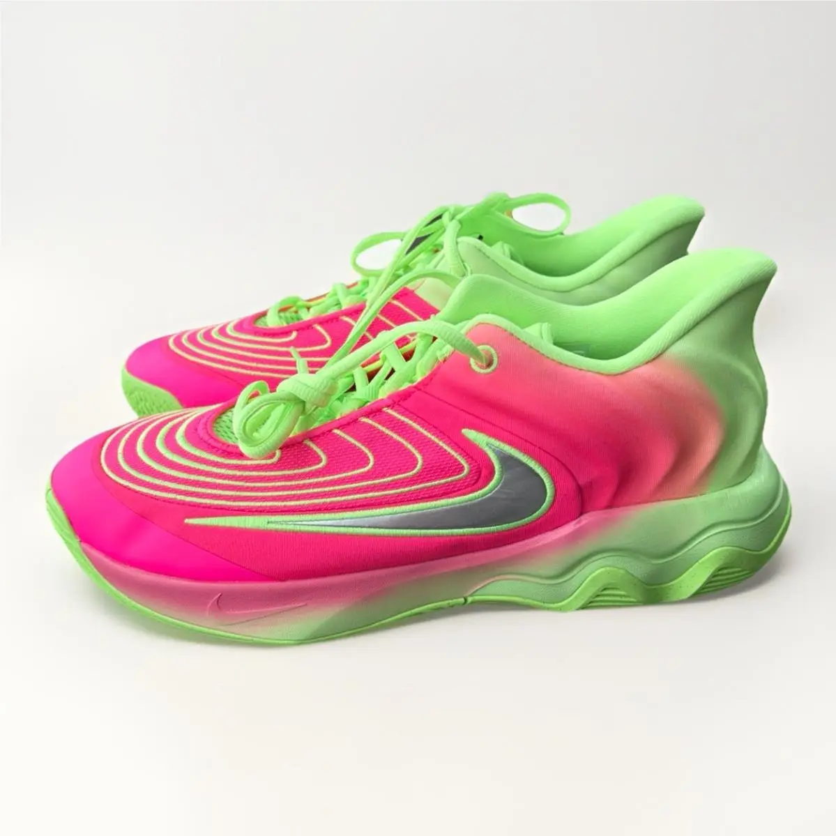 Nike Giannis Immortality 4 Lime Blast Hyper Pink FQ3680-303 Men`s Size 11