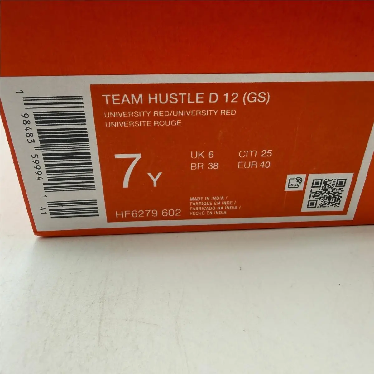 Nike shoes - Nike Team Hustle D 12 - Red 0