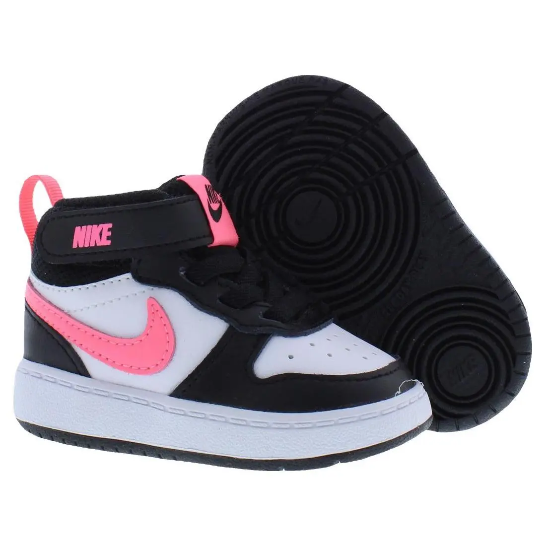 Nike Court Borough Mid 2 Leather Infant/toddler Shoes Size 3 Color: