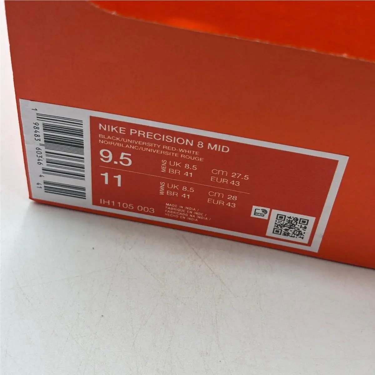 Nike shoes - Nike Precision 8 Mid - Precision Mid - Black 0