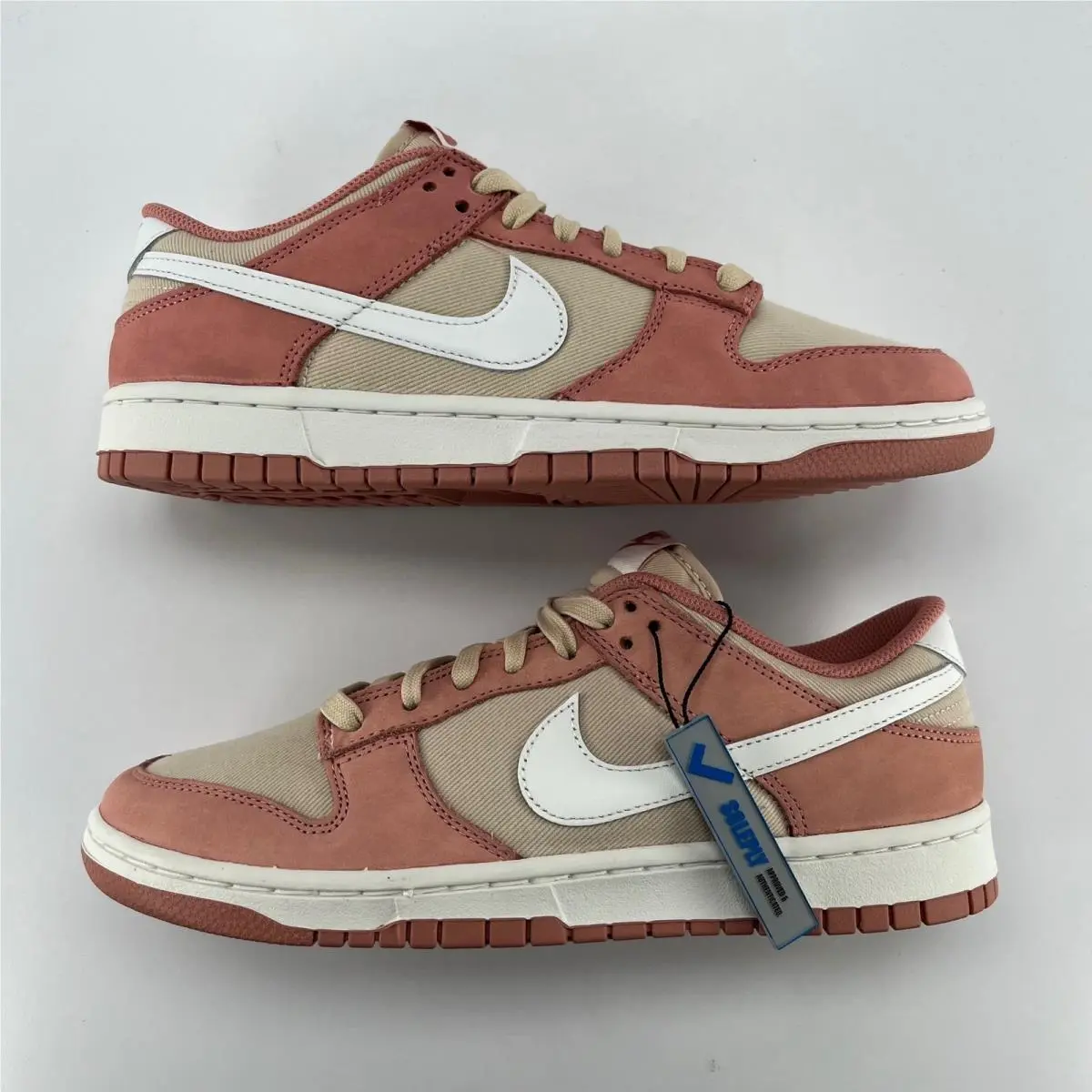 Nike shoes - Nike Dunk Low PRM Red Stardust - Pink 0