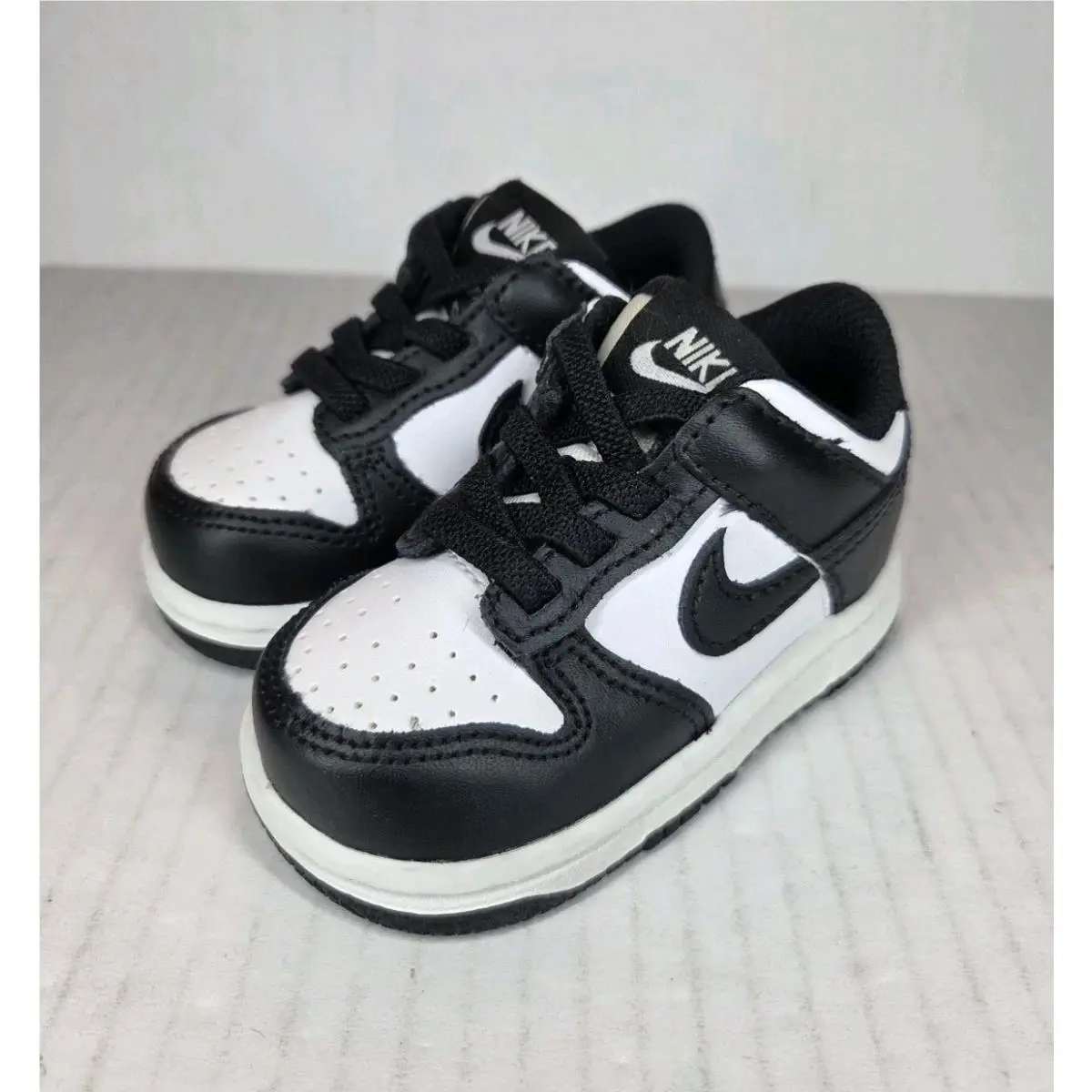 Nike Dunk Toddler Size 4C Pandas Black White
