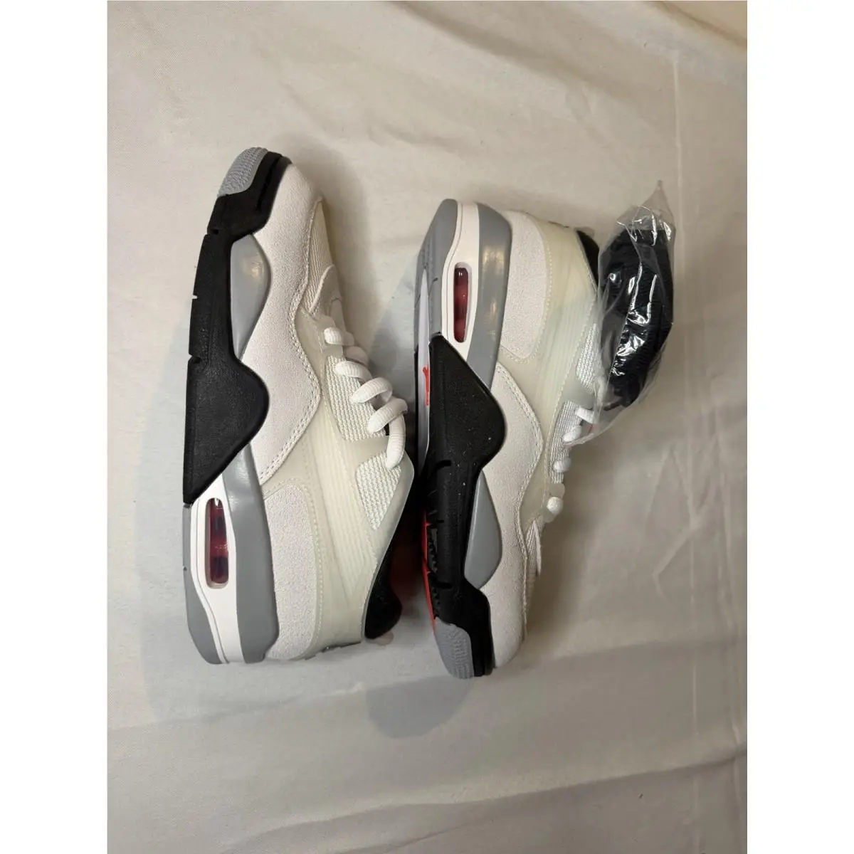 Nike shoes - Air Jordan 4 RM (GS) - FQ7938 108 - White, Black, Infrared 2