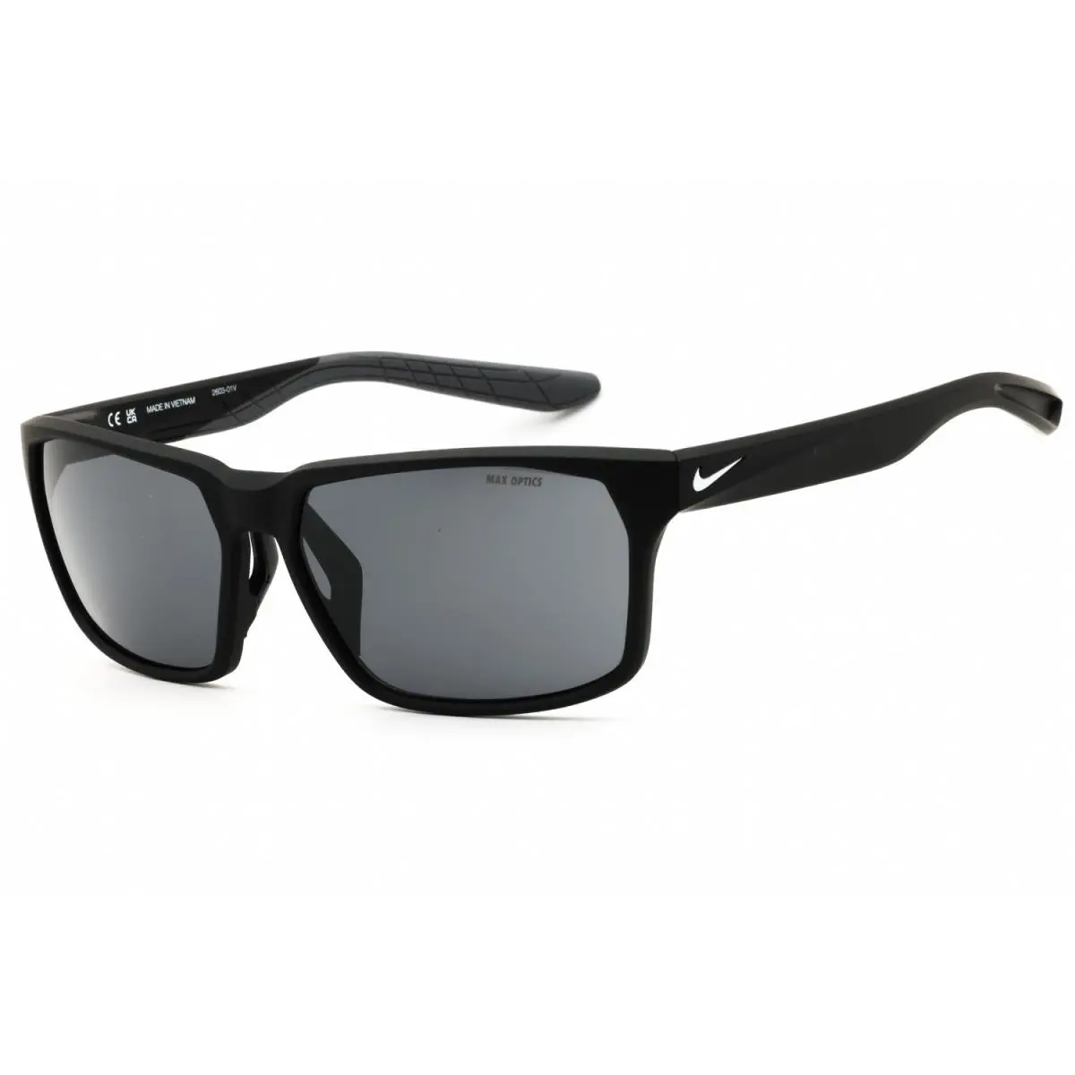 Nike Maverick Rge N IF2488XN 010 Sunglasses Matte Black Frame Gray Lenses 59mm