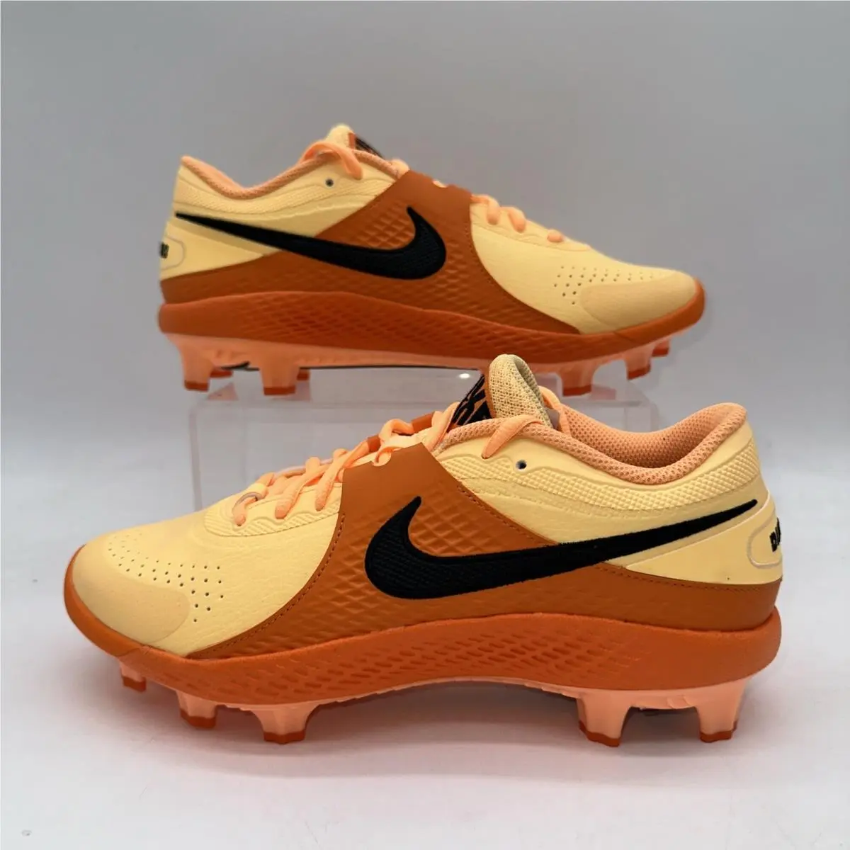 Nike Men`s Size 8 Diamond Gamer Mcs II7346 800 Orange Baseball Cleat
