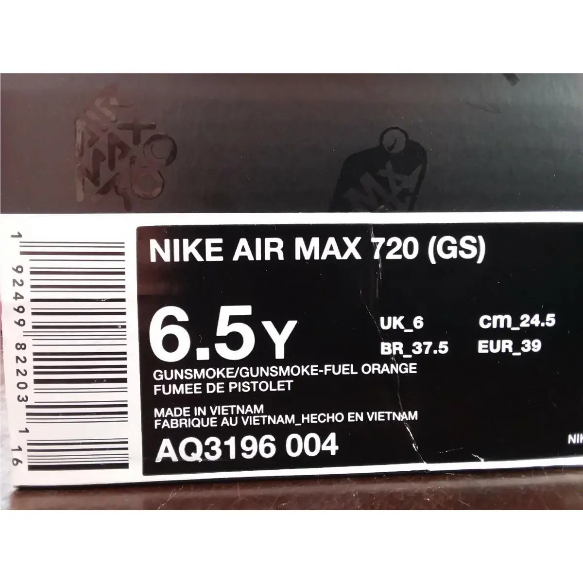 Nike shoes - Nike Air Max 720 - Air Max - Gray (UPC: 192499822031) 4