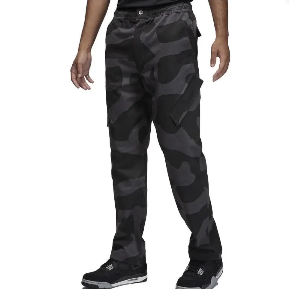 Jordan Essentials Chicago Pants Mens Medium Black Camo Utility FD7455-070