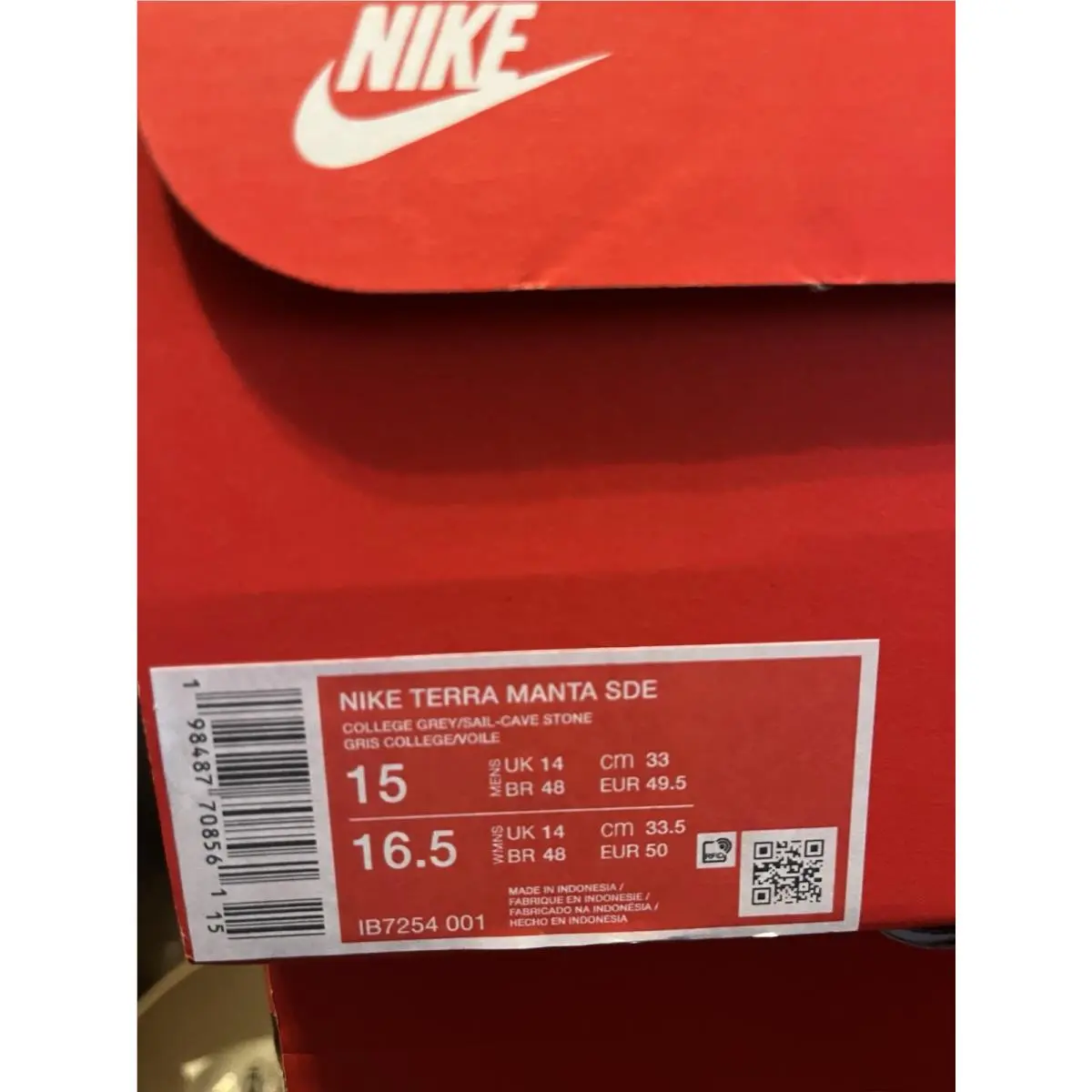 Nike shoes - Terra Manta Sde - Terra Manta Sde - Ib7254001 - Gray 6