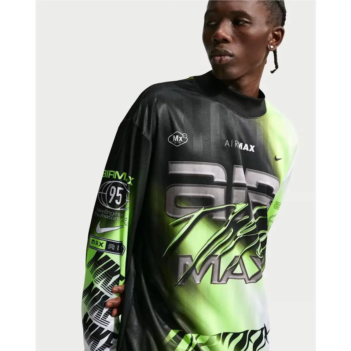 Nike clothing - VOLT/BLACK/WHITE (UPC: 198728549434) 1