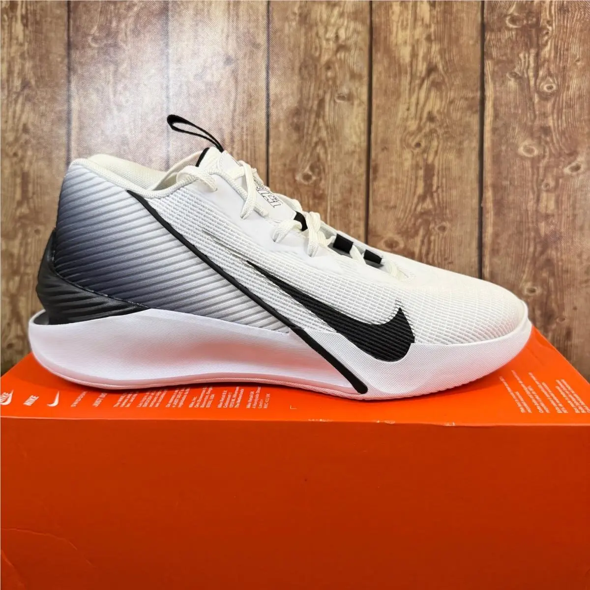 G.t. Jump Academy Basketball Shoes Mens Size 9.5 White Black FV5524-100 by Nike