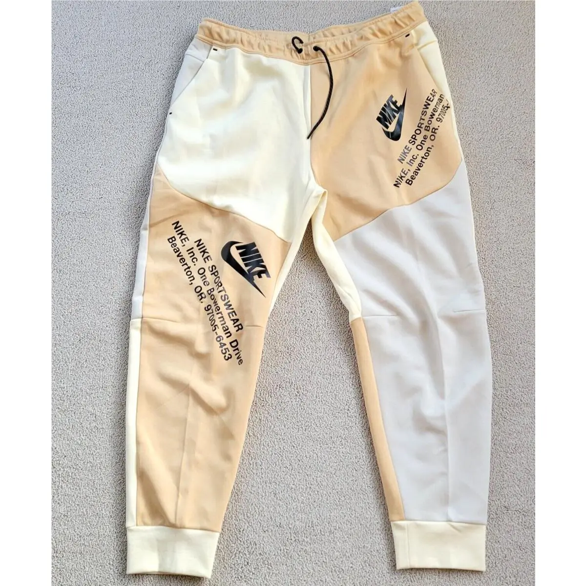 Nike Sportswear Men Tech Fleece Joggers Grey Light Bone Xxl DM6480-252
