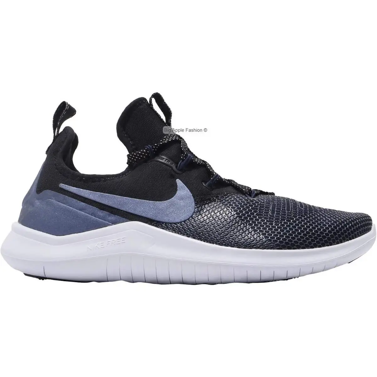 Size 11.5 Nike Free TR 8 Running Shoes Womens Black/mtlc Armory Navy AJ7833-044