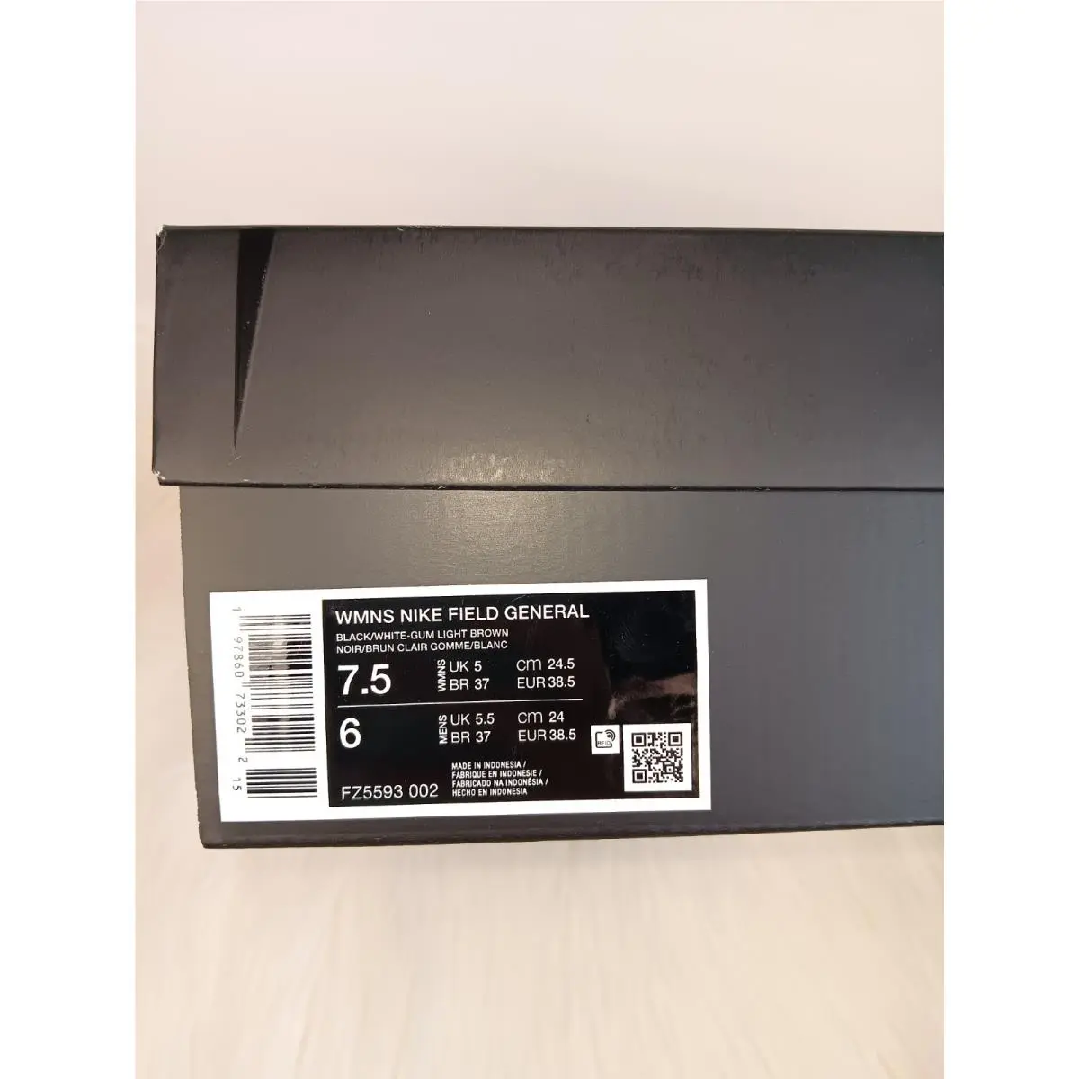 Nike shoes - FZ5593 - FZ5593 - Black/Gum Light Brown/White (UPC: 4161296733082) 7
