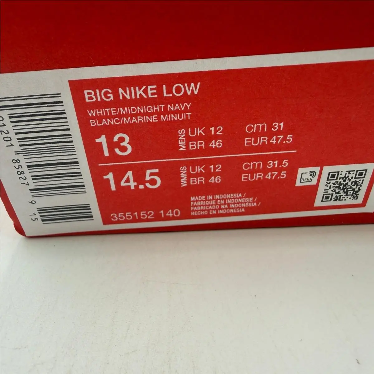 Nike shoes - Big Nike Low - Big Low - White 0