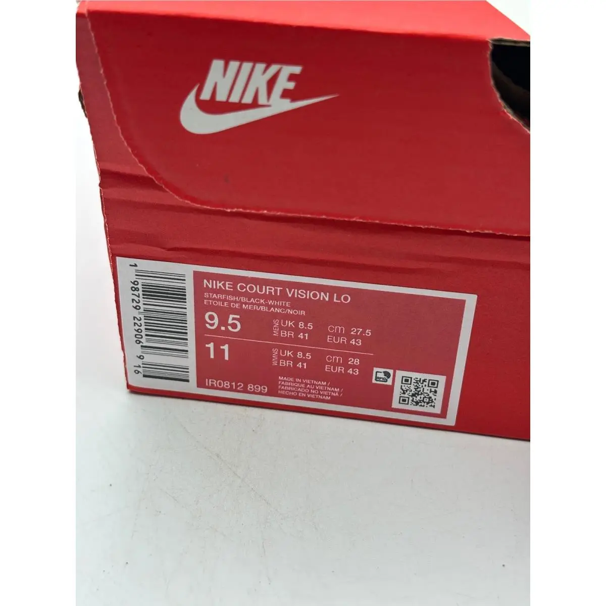 Nike shoes - Nike Court Vision Lo - Court Vision - Orange 1