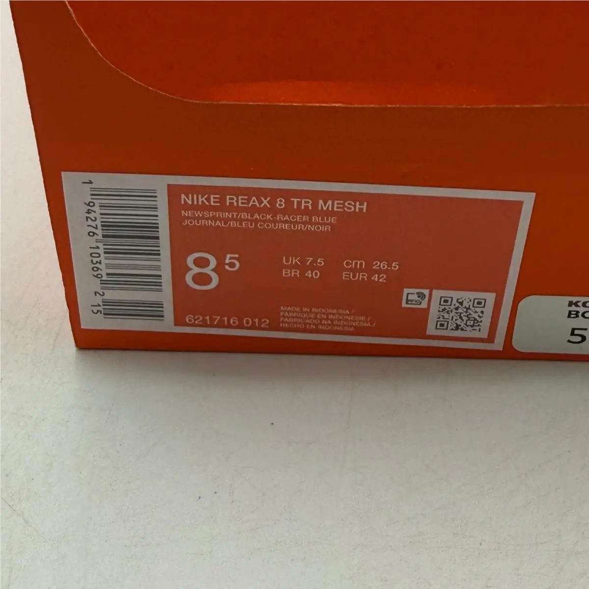 Nike shoes - Nike Reax 8 TR Mesh - Gray 5