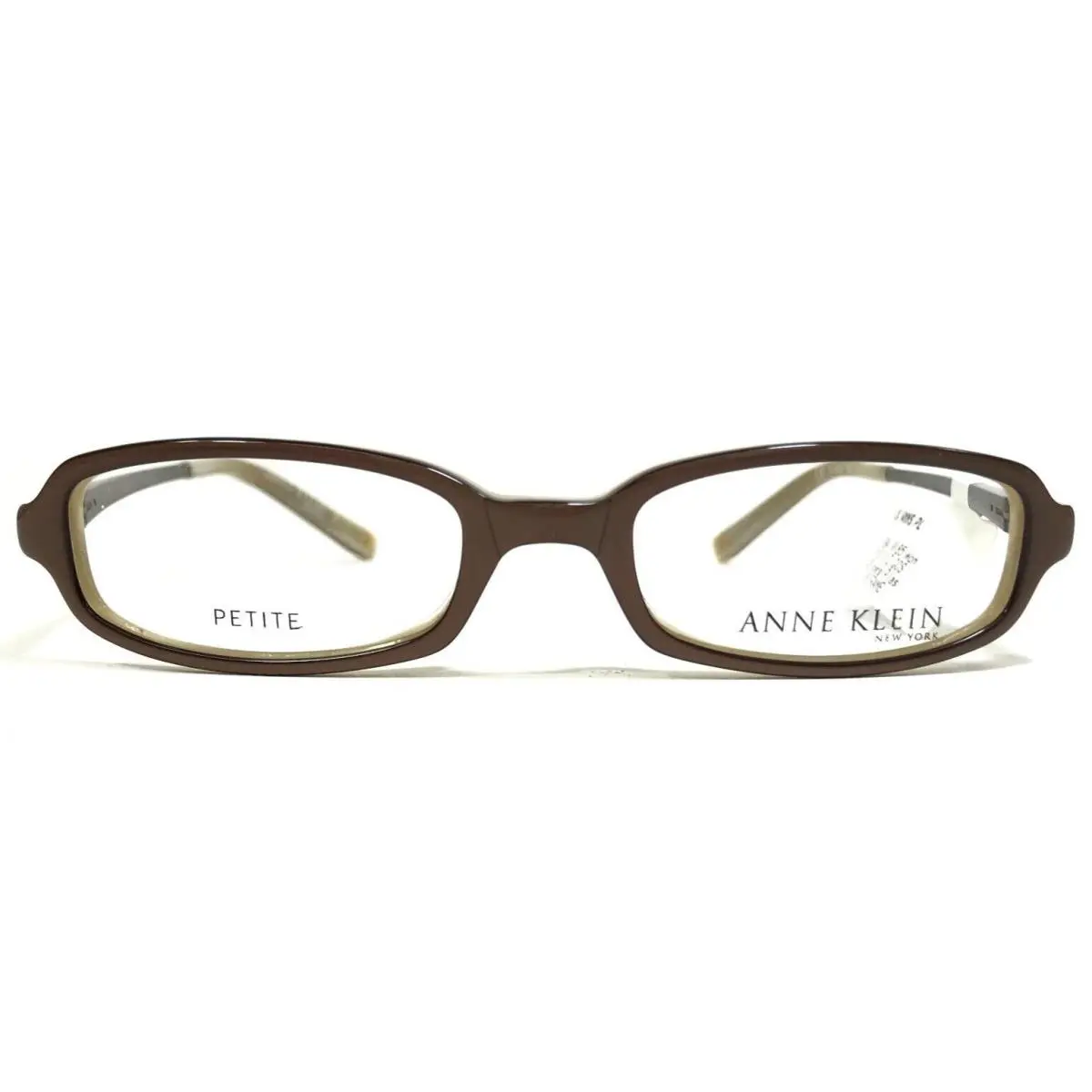 Anne Klein Petite Eyeglasses Frames AK8063 168 Brown Rectangular 46-17-135