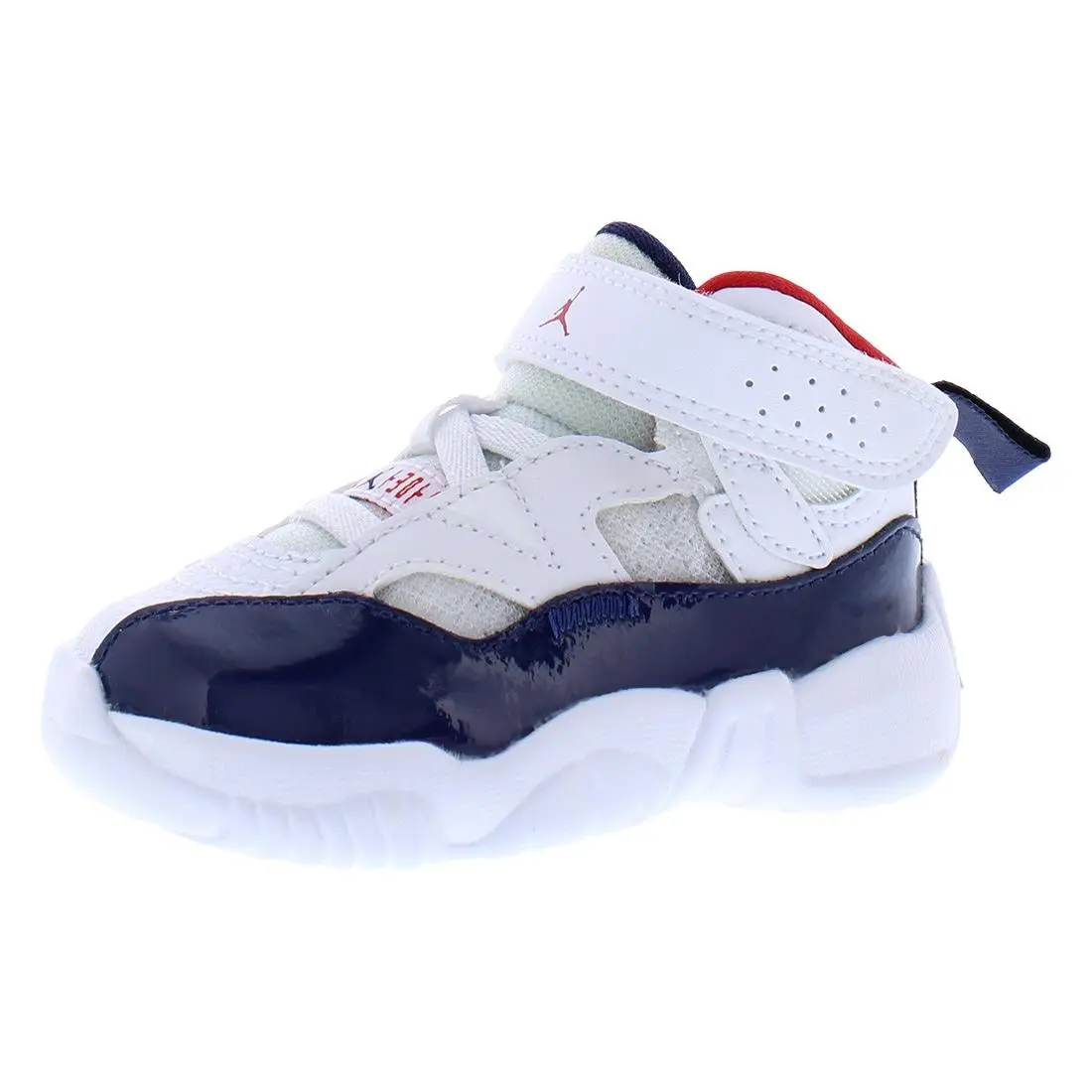 Nike Jumpman Two Trey Infant/toddler Shoes Size 5 Color: White/navy/university - White/Navy/University Red, Main: White