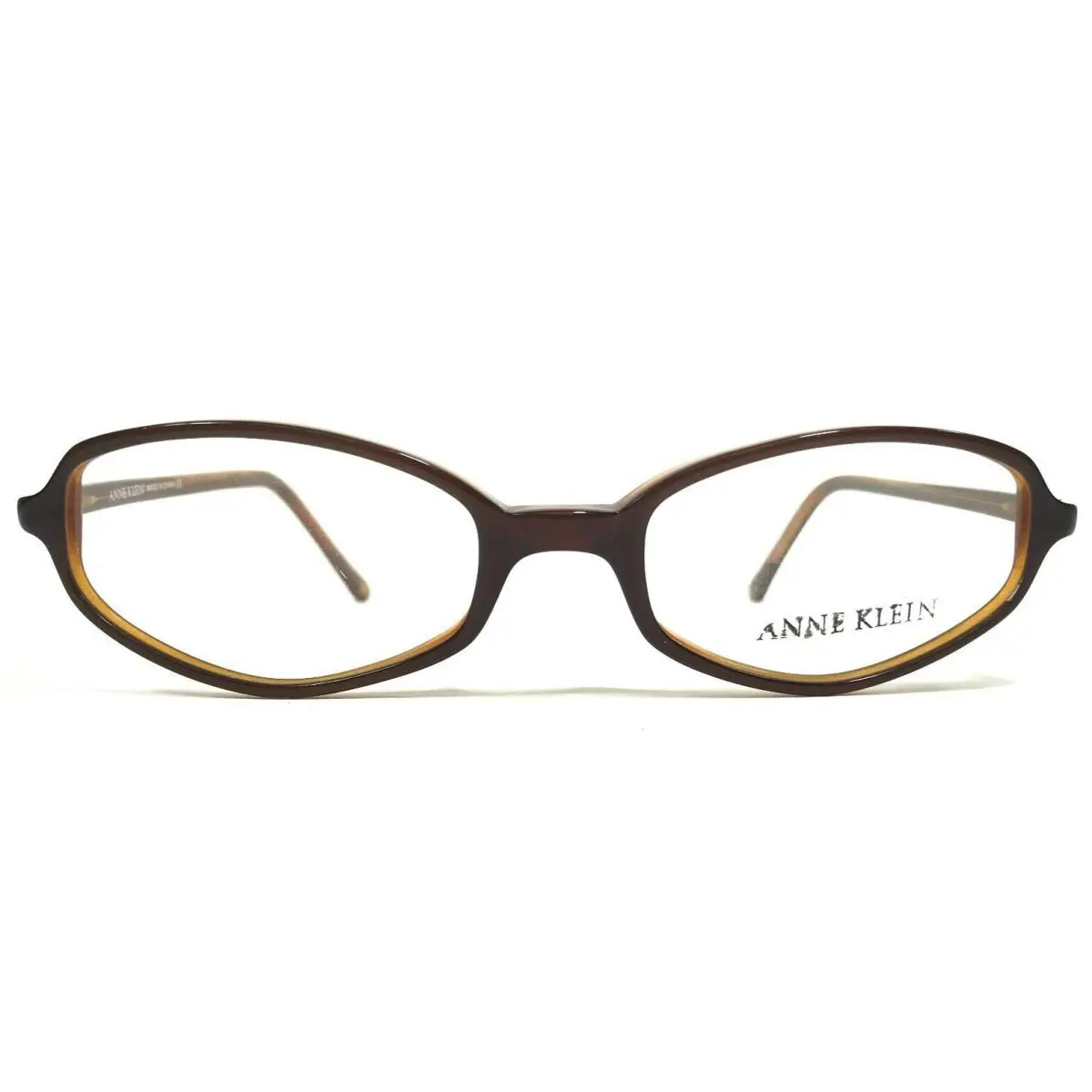 Eyeglasses Frames 8015 K5136 Brown Oval Cat Eye Full Rim 50-18-130 by Anne Klein