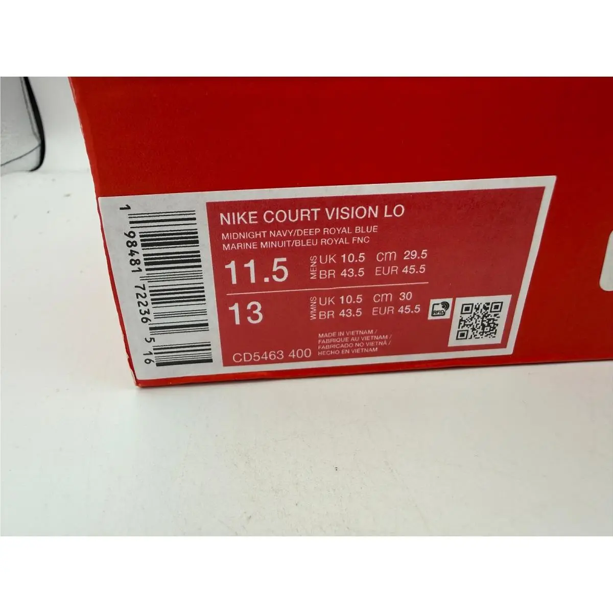 Nike shoes - Nike Court Vision Lo - Court Vision - Blue 0