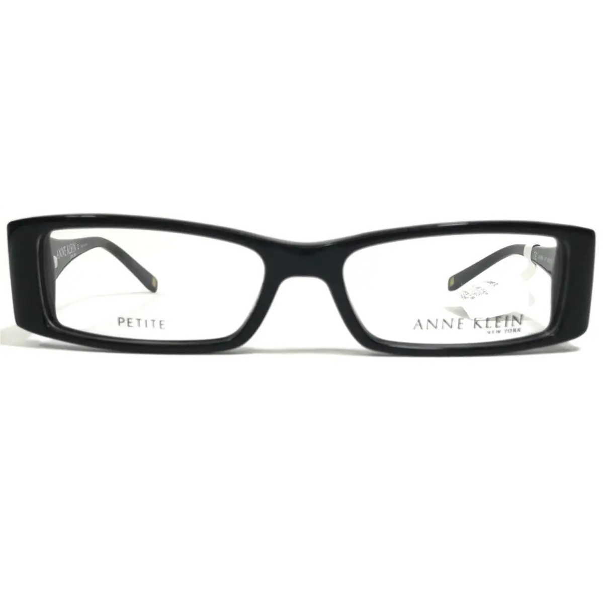 Anne Klein Eyeglasses Frames AK8064 147 Black Rectangular Full Rim 48-14-130