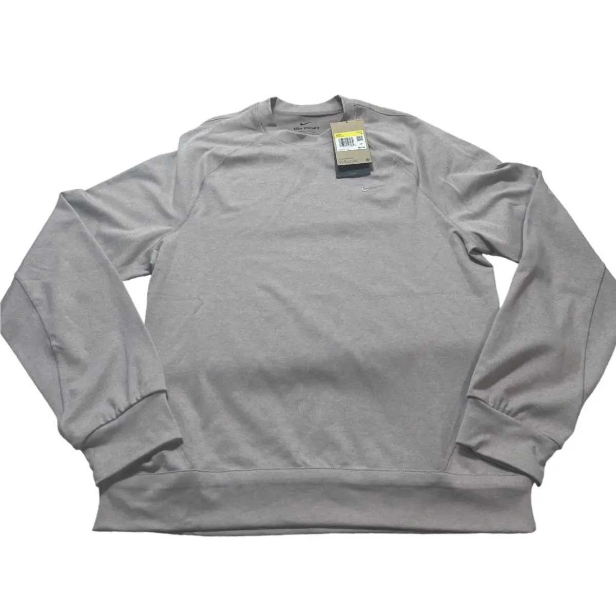 Nike Primary Dri-fit Training Crewneck Sweatshirt Grey II1302-226 Mens Small