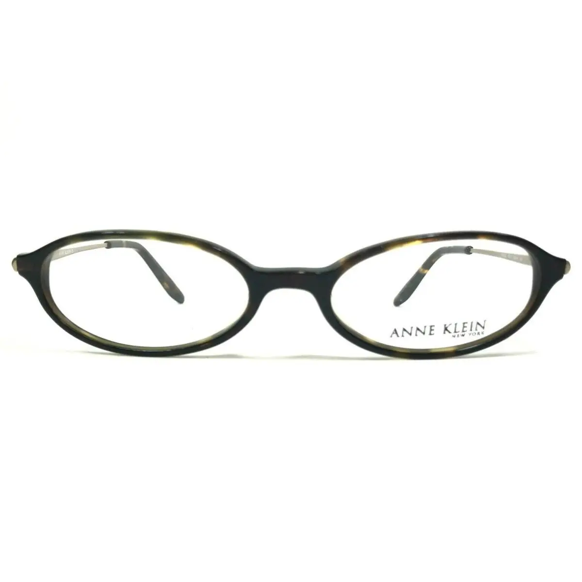 Anne Klein Eyeglasses Frames AK8026 K5171 Tortoise Gold Round Full Rim 50-17-140