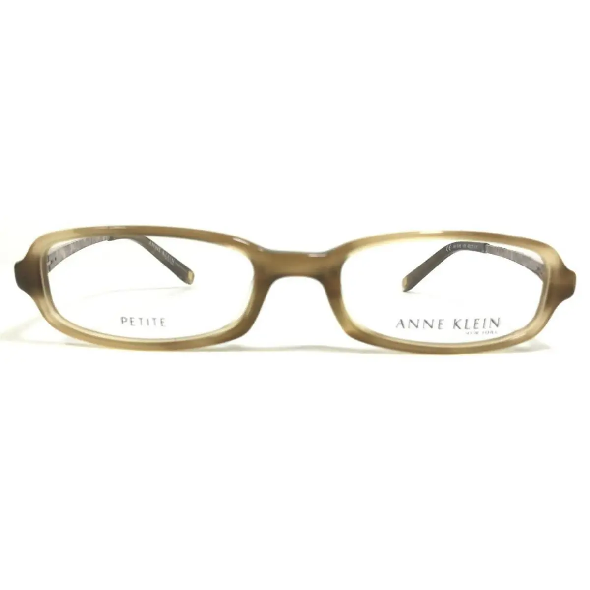 Anne Klein Petite Eyeglasses Frames AK 8063 169 Brown Gold Rectangular 48-17-135
