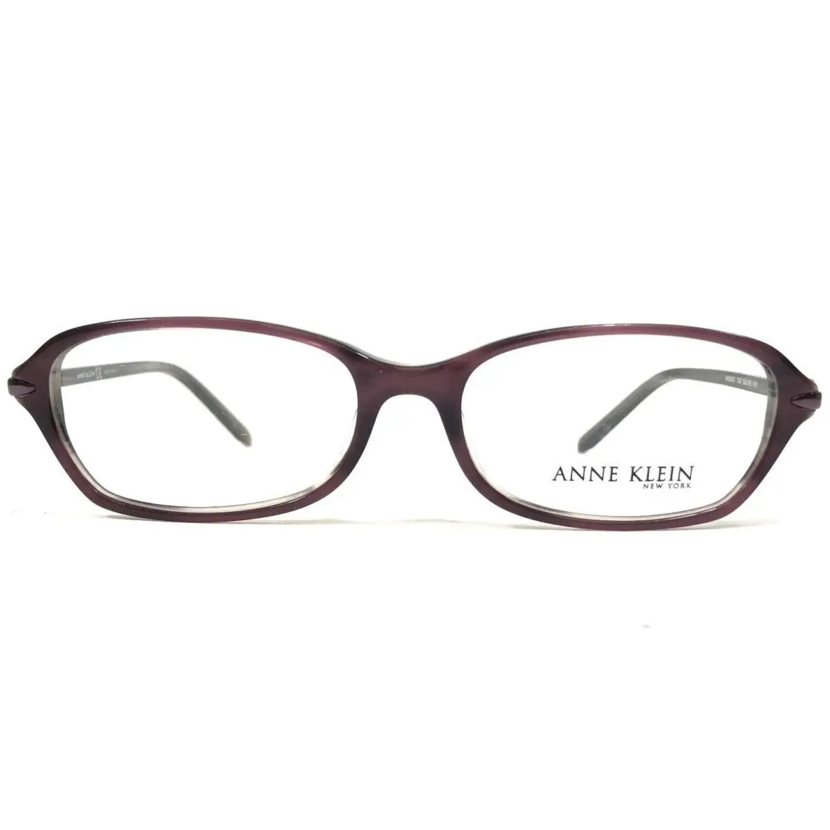 Anne Klein Eyeglasses Frames AK8043 133 Purple Rectangular Full Rim 52-16-140