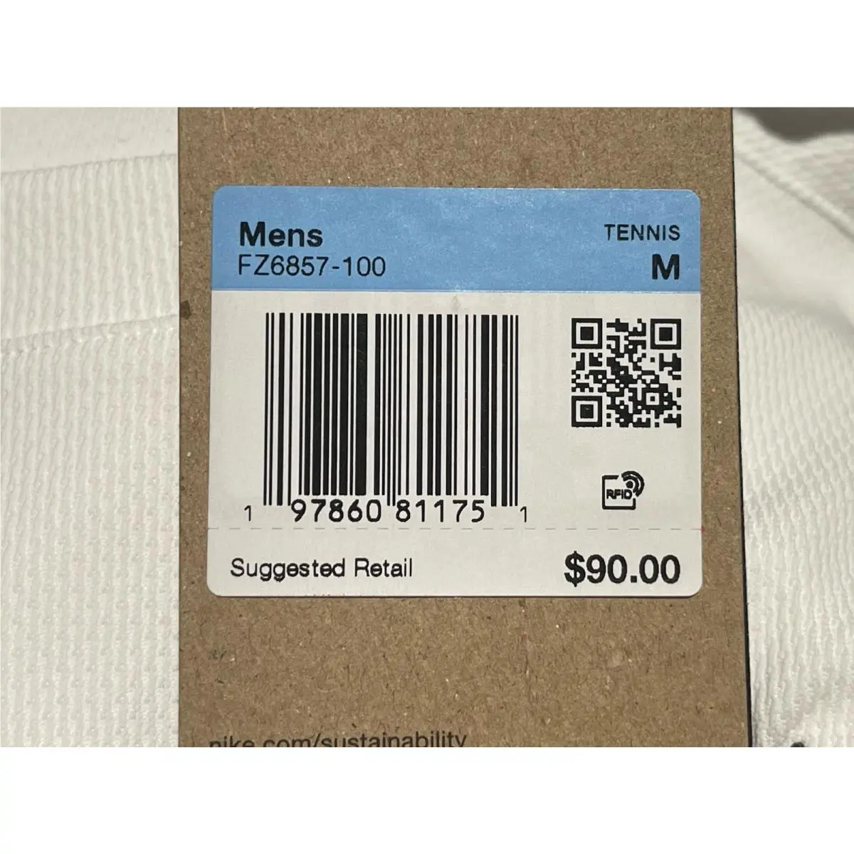 Nike clothing - Nike Dri-Fit - FZ6857 - White (UPC: 197860813632) 4