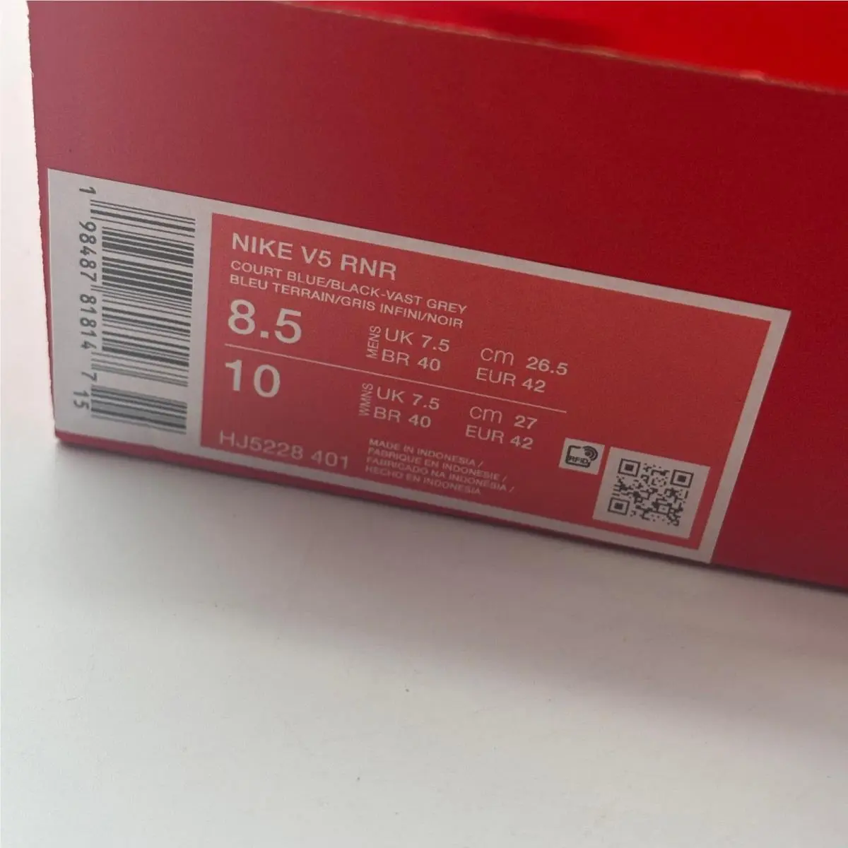 Nike shoes - Nike V5 RNR - RNR - Blue 0