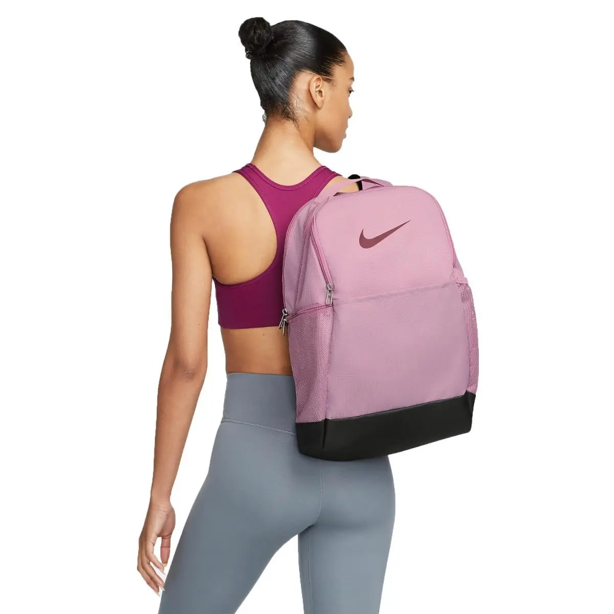 Nike Brasilia 9.5 Orchid/black/dark Beetroot DH7709-522 Training Backpack 24L