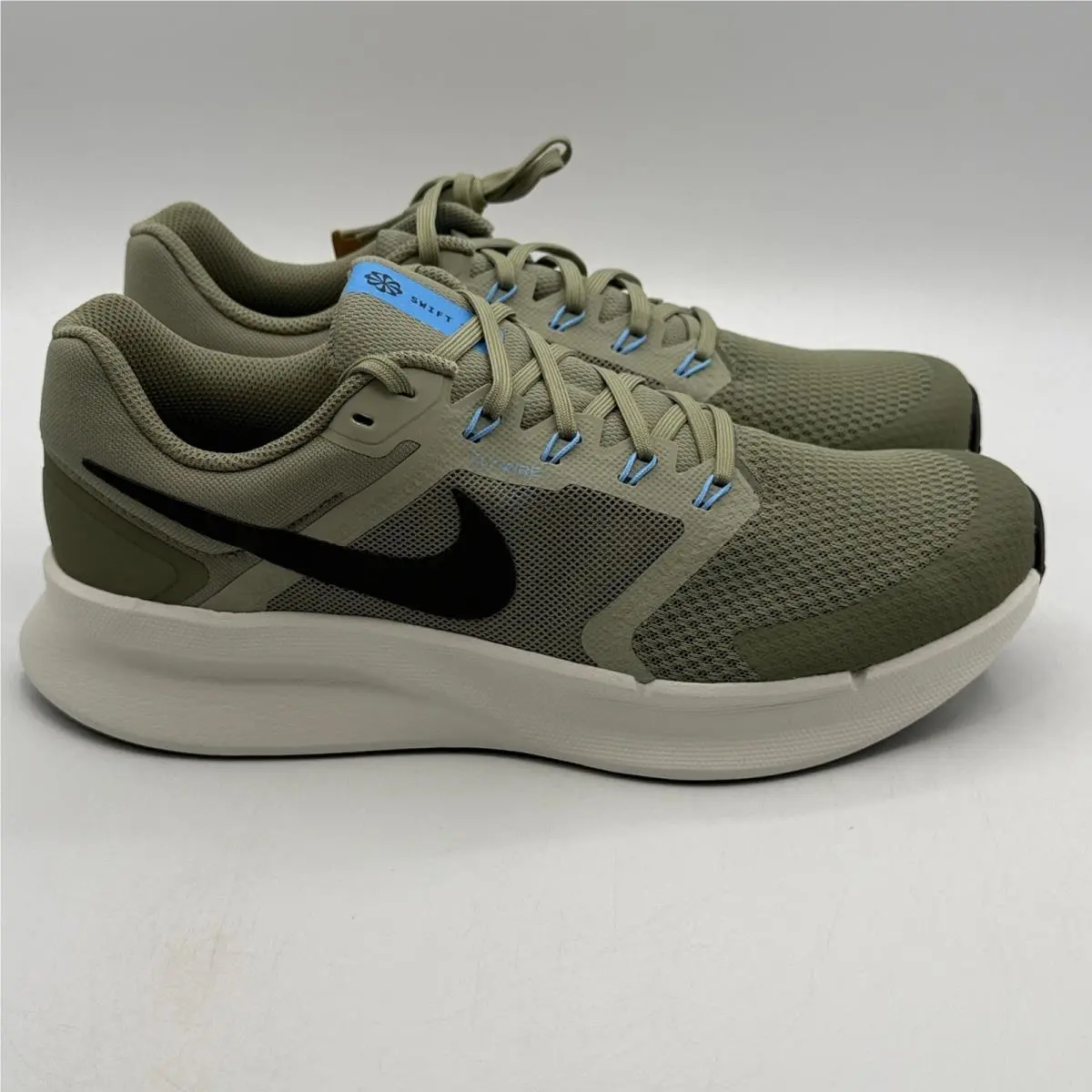 Nike Run Swift 3 Shoes Mens Size 11 Silver Sage Black Running DR2695-300
