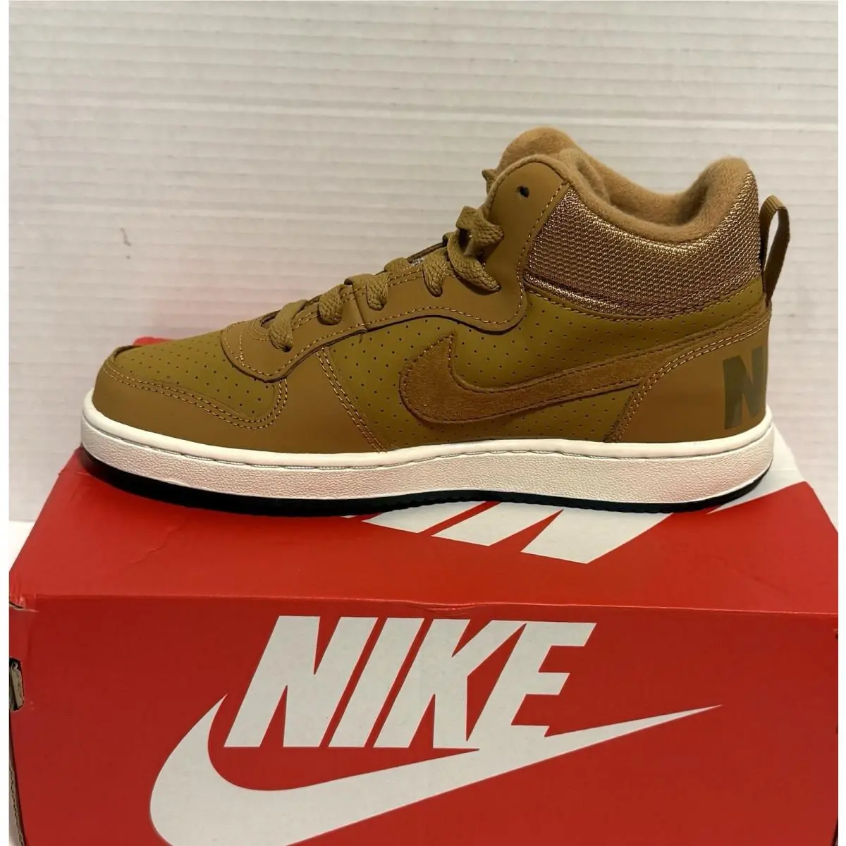 Nike shoes - Nike Court Borough - Court Borough - 839977-701 - Wheat / Summit White / Black 3