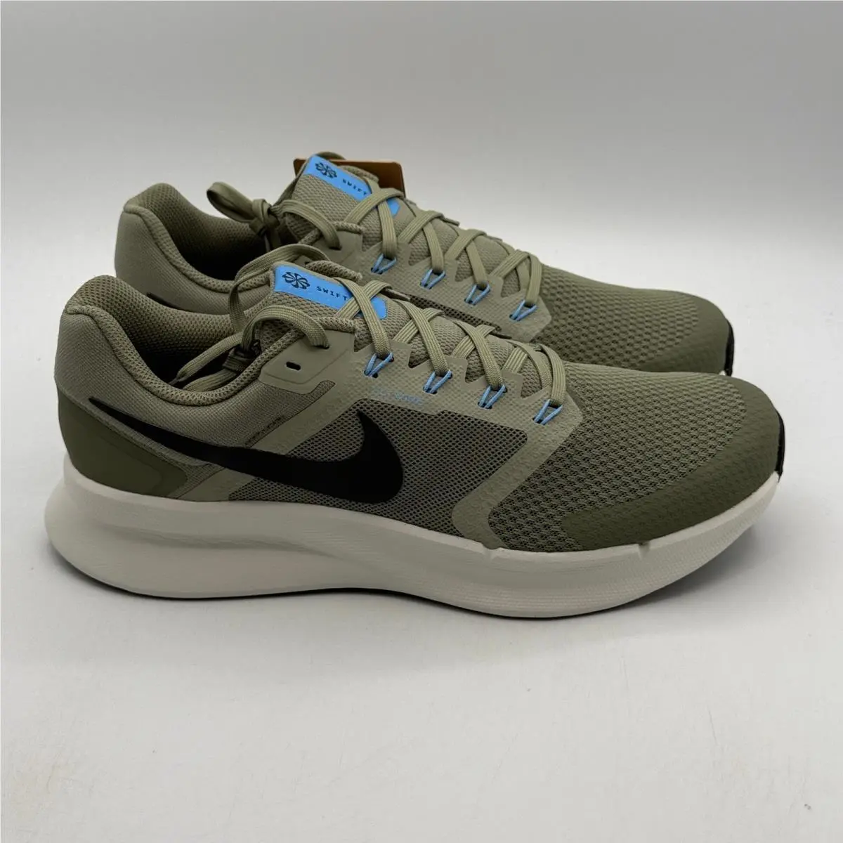 Nike Run Swift 3 Shoes Mens Size 11 Silver Sage Black Running DR2695 300