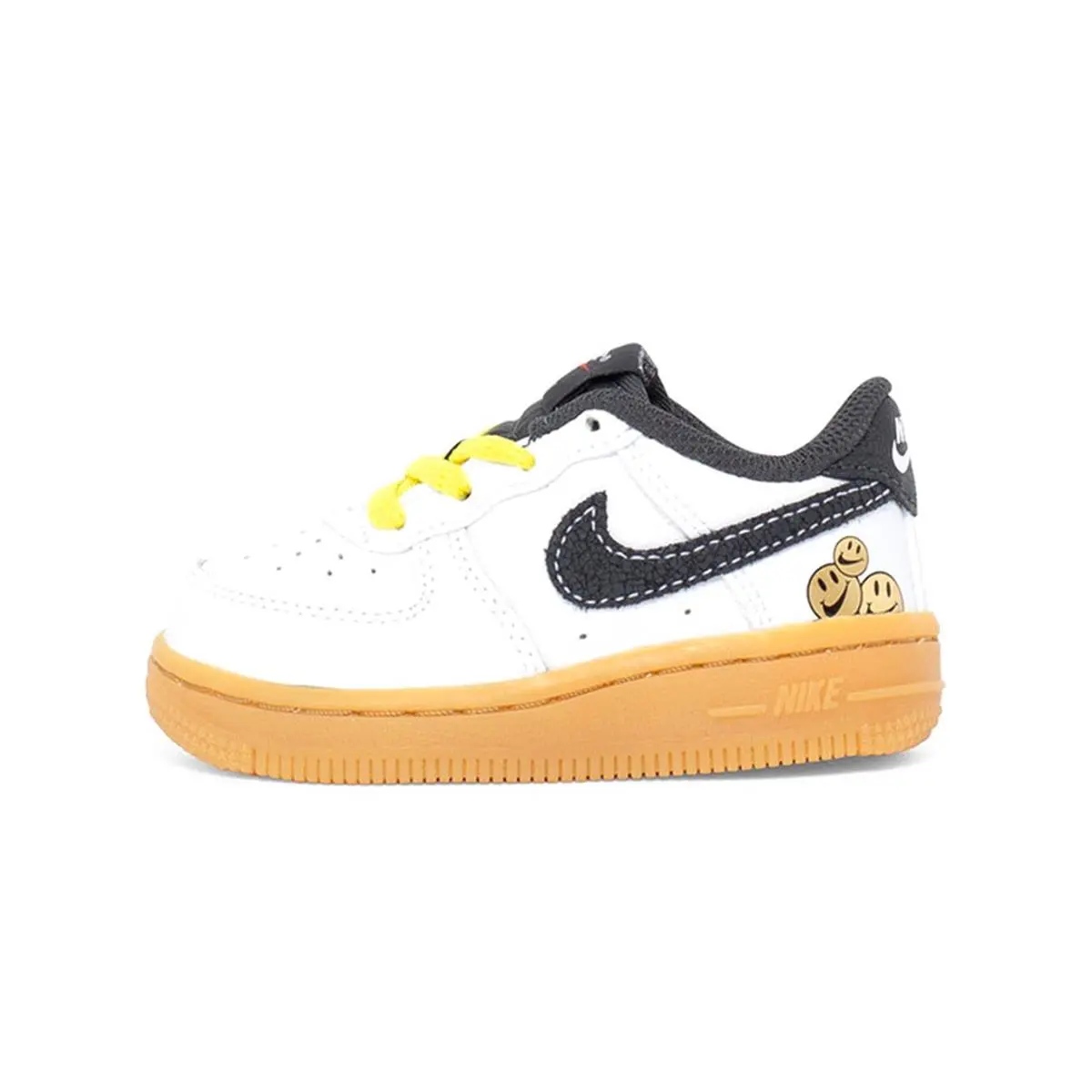 Toddler`s Nike Force 1 LV8 White/anthracite-yellow Strike DO5863 100 - 6