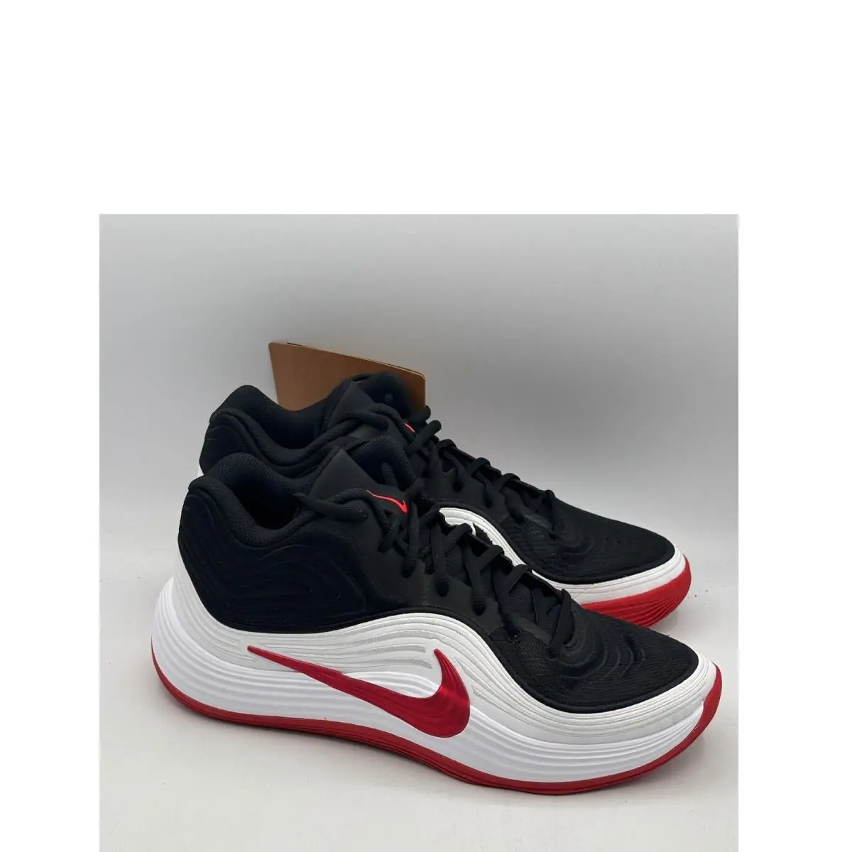 Nike Precision 8 Mid Shoes Men Size 11.5 Black University Red IH1105-003