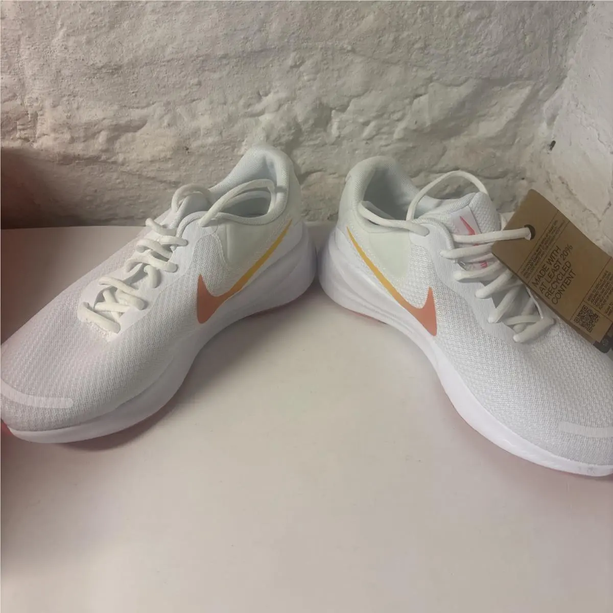 Nike shoes - Nike Revolution 7 - Revolution - FZ6829-100 - White/Magic Ember, Manufacturer: White/University Gold/Magic Ember 0