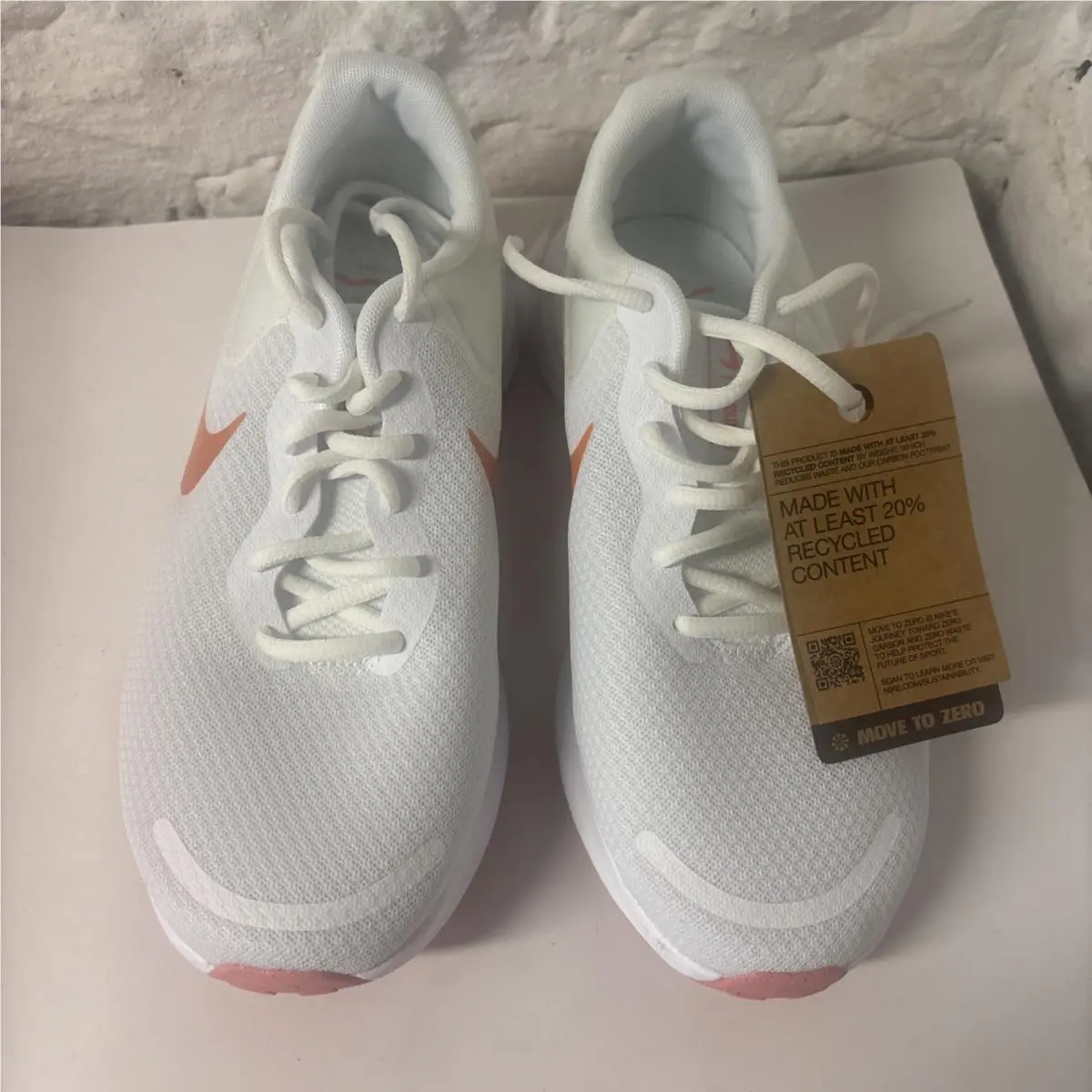 Nike shoes - Nike Revolution 7 - Revolution - FZ6829-100 - White/Magic Ember, Manufacturer: White/University Gold/Magic Ember 4