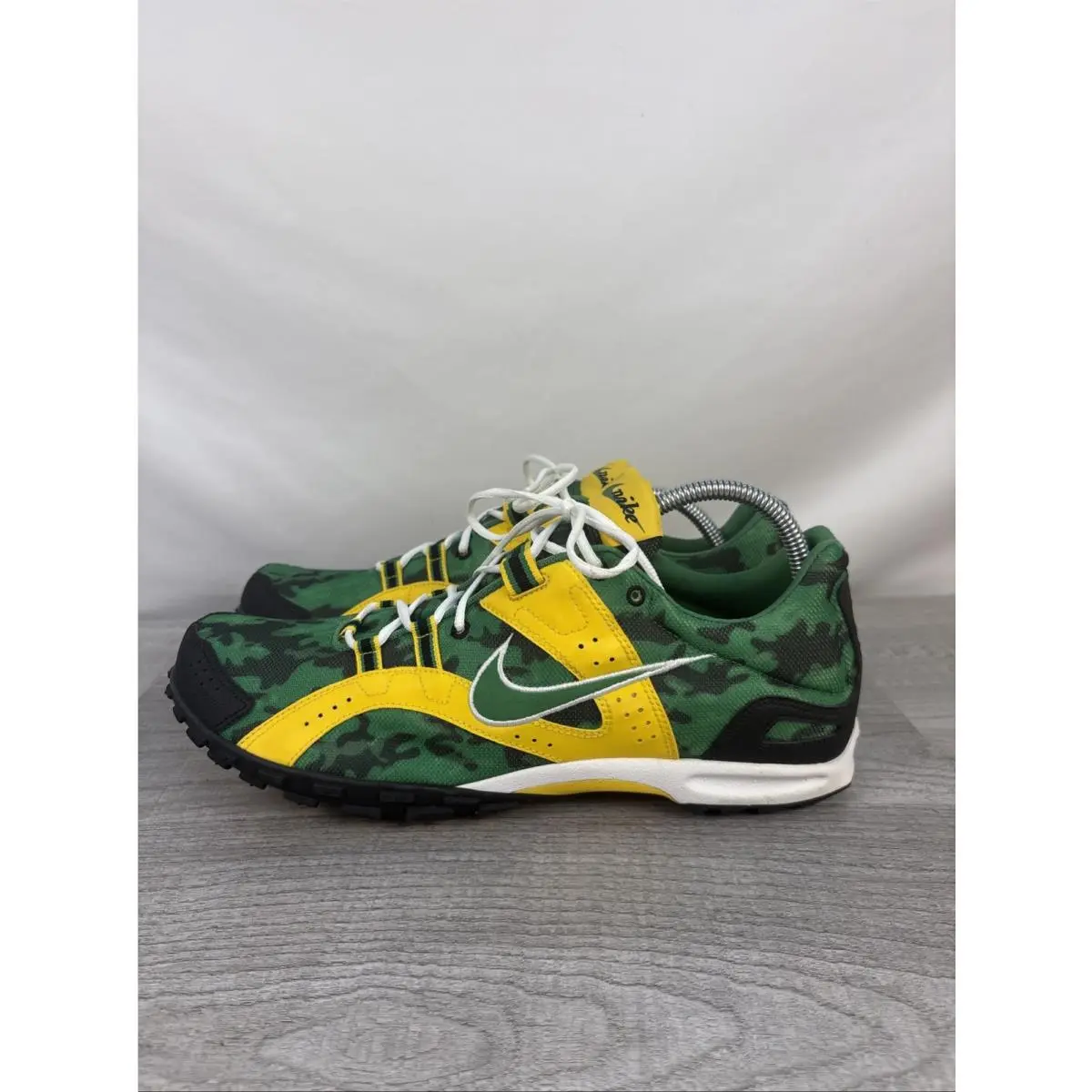 Nike Bowerman Track Shoes Green Yellow Size 12