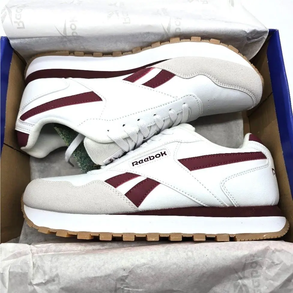 Reebok shoes - Harman Double - Harman Double - White / Pure Grey 2 / Classic Burgundy 1