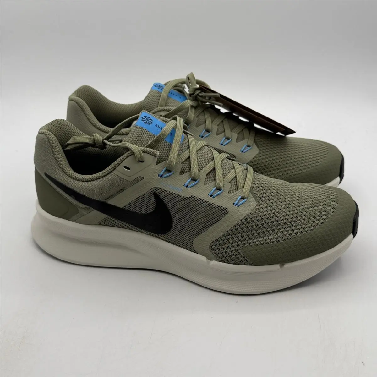 Nike Run Swift 3 Shoes Mens Size 10 Silver Sage Black Running DR2695-300