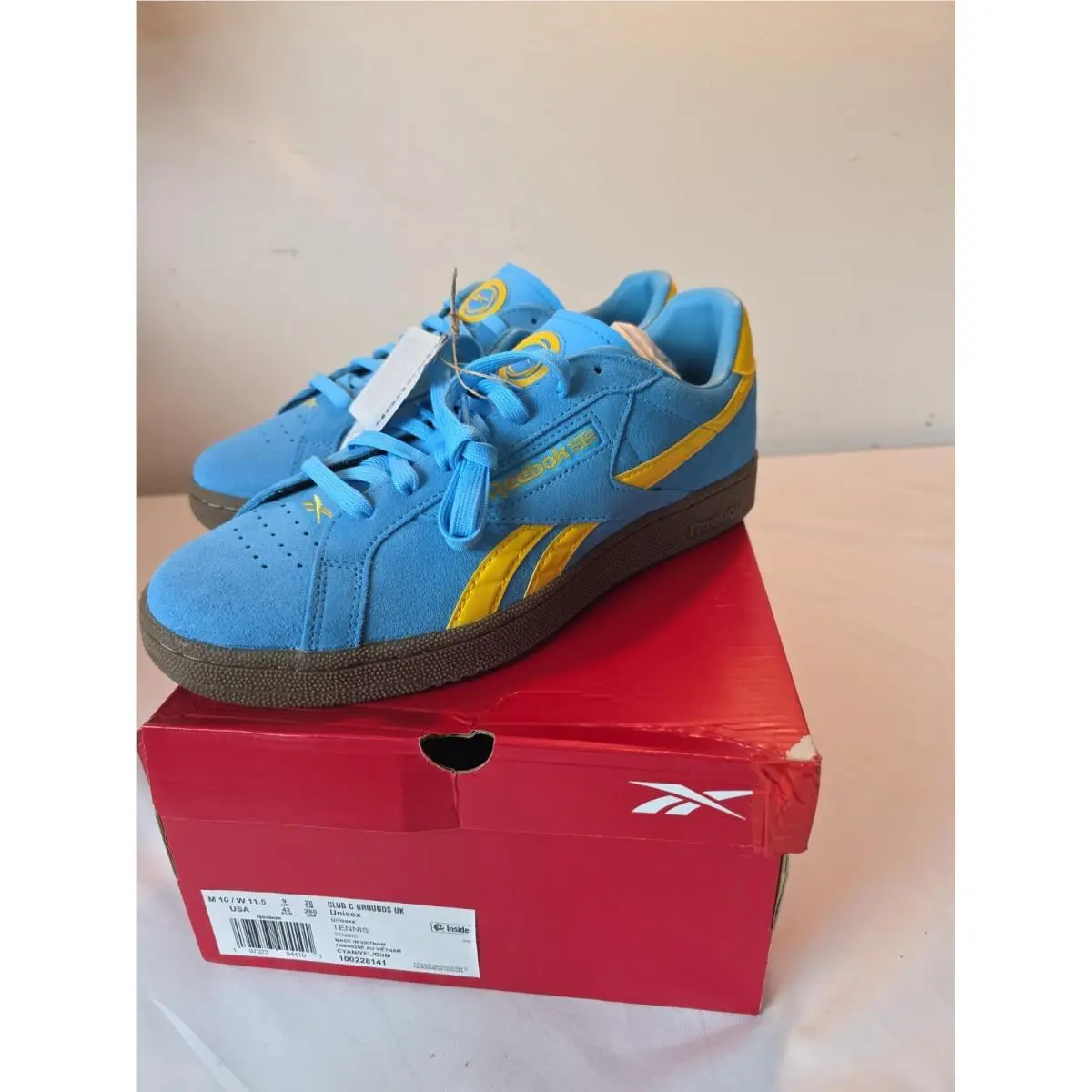 Reebok shoes - Reebok Club C Grounds UK - 100228141 - Blue (UPC: 197323944125) 6