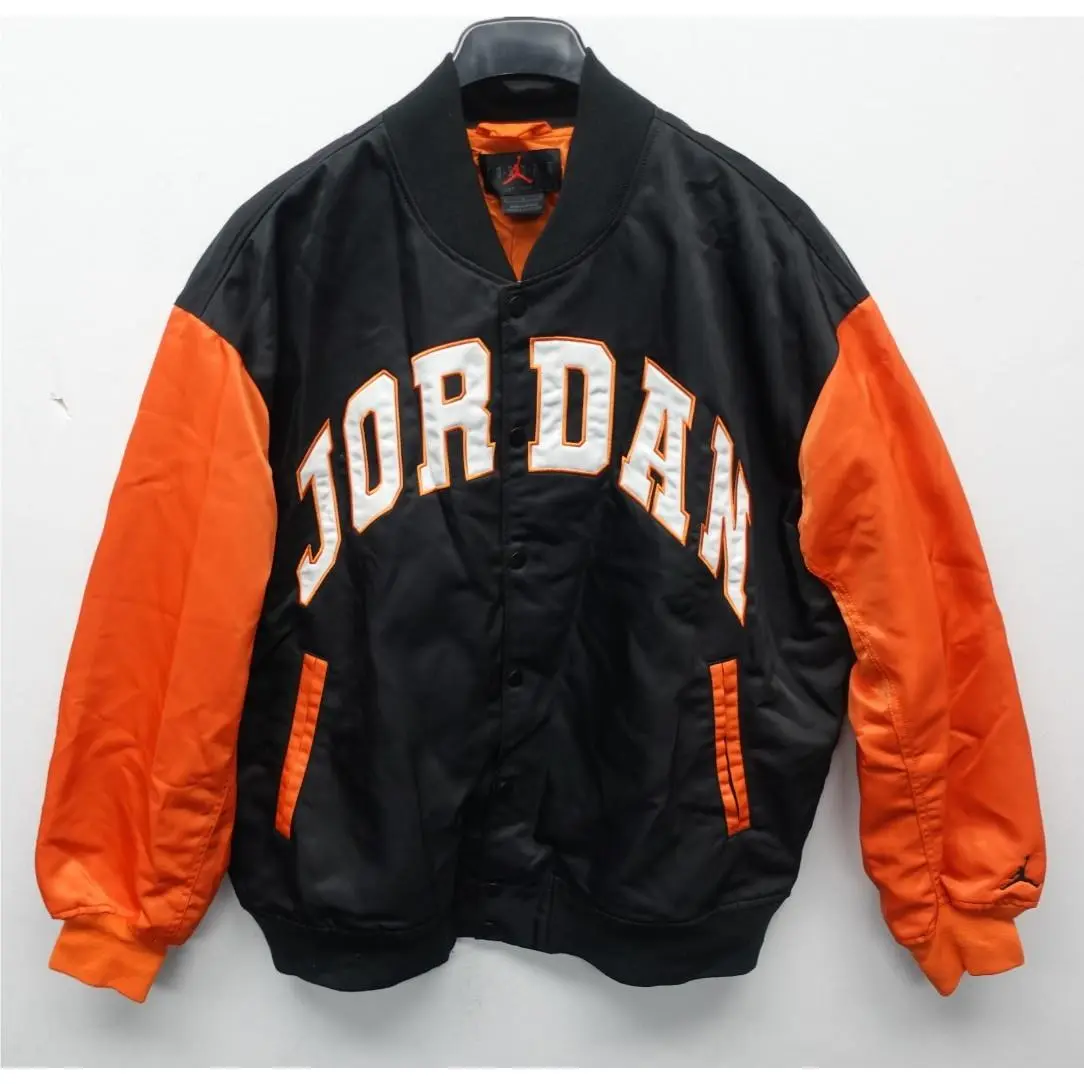 Nike Jordan Brooklyn University Varsity Jacket Black Starfish Size: L