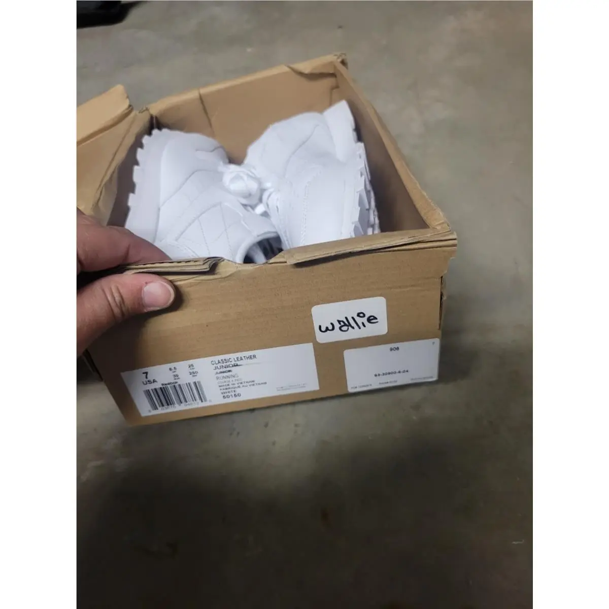 Reebok shoes - Reebok Classic Leather Junior - Classic Leather Junior - White (UPC: 886051429768) 0