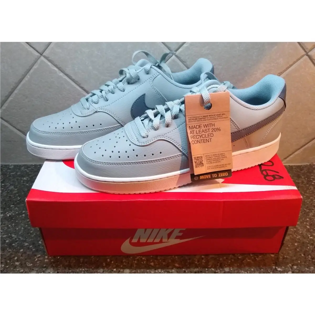 Nike shoes - Nike Court Vision - Court Vision - FQ7669-001 - Gray (UPC: 196975534999) 0