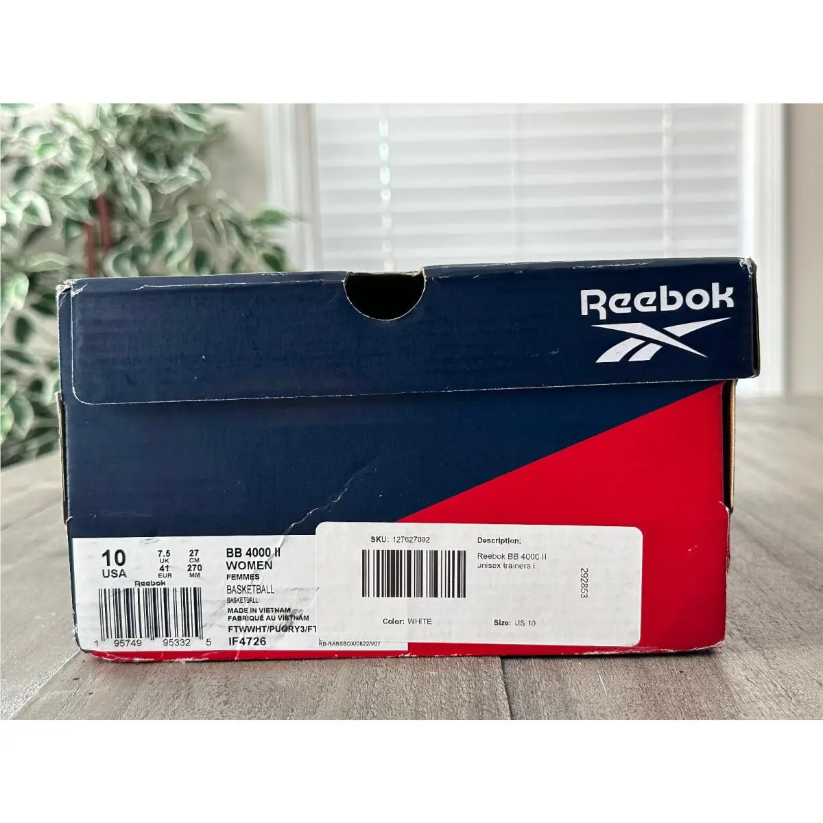 Reebok shoes - BB 4000 II - IF4726 - White/Pure Grey (UPC: 195749953325) 15
