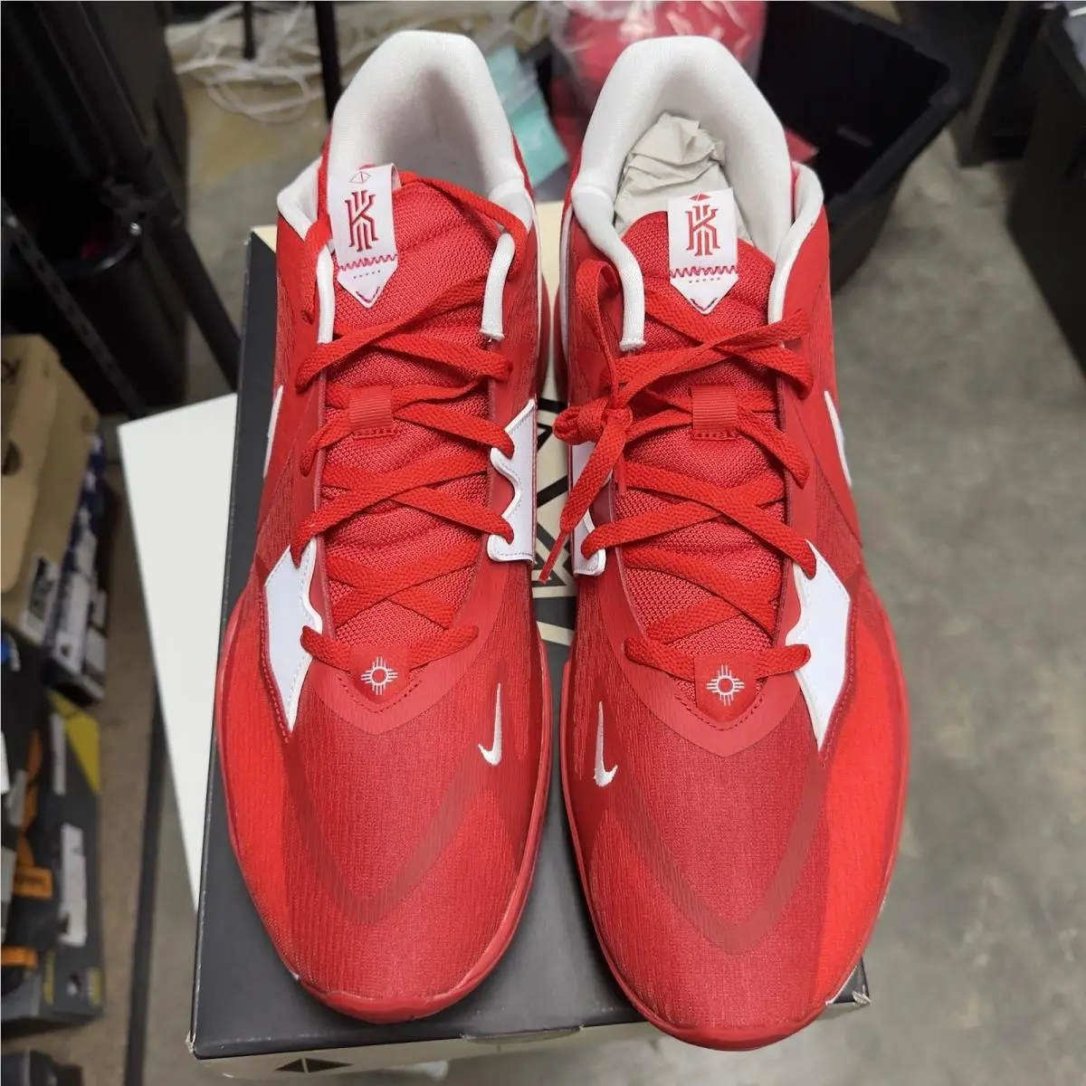 Nike shoes - Nike Kyrie Low 5 - Kyrie Low - DX6651-401 - Red, Manufacturer: Midnight Navy/White/White 0