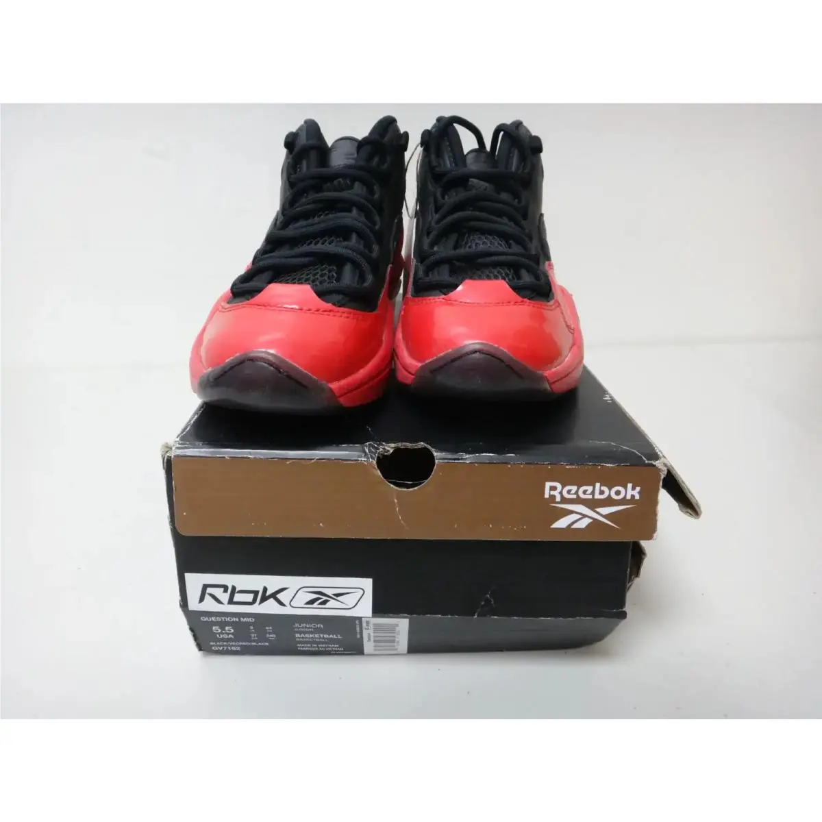 Reebok shoes - Question Mid - Question Mid - Black and Red 0